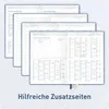 Häfft Lehrer-Planer 2026/2027 / A5+ / Fine Leaves Blue Produktbild-Vorschau 6