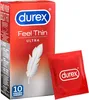 10 Stück Durex Feel Thin Ultra Dünn Kondome Liebe Sex Produktbild-Vorschau 1