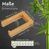 ECENCE 1x distributeur de papier toilette en bois, Voir les images du produit 4