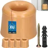 KOTARBAU® Lot de 4 butoirs de porte à visser au sol, 27 mm, Voir les images du produit 1
