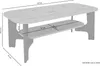 byLIVING Couchtisch JONNY / Melamin Artisan Eiche, Melamin Produktbild-Vorschau 6