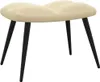 vidaXL Relaxsessel mit Hocker Cremeweiß Samt Produktbild-Vorschau 15