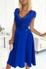Numoco Spitzenkleid für Damen Linda königsblau L Produktbild-Vorschau 3