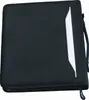 A black ring binder folder with a white accent strip on the front cover. Náhled obrázku produktu