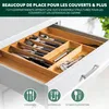 bremermann Range-couverts extensible, bambou, insert de Voir les images du produit 3