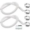2× Poolschlauch 32mm, 150cm Schwimmbadschlauch Set mit 4 Produktbild-Vorschau 1