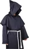 Priester Robe Mönch Kostüm Herren mit Kapuze und Produktbild-Vorschau 4