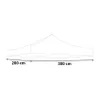 Feuille de toit imperméable blanche 2X3 pour remplacement Voir les images du produit 8