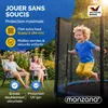MONZANA® Filet Trampoline Sécurité Ø183cm 6 Barres Voir les images du produit 2