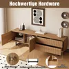 Merax TV-Schrank mit Doppelschublade und Türen, TV-Möbel Produktbild-Vorschau 7