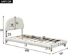 MODFU Lit Simple 90x200 cm - Lit Enfant Junior avec Design Voir les images du produit 4