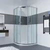 IMPTS Viertelkreis Duschkabine 90x90cm Runddusche Produktbild-Vorschau 1