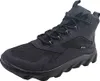 A black hiking boot on a white background. Produktbild-Vorschau