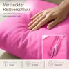 Kissenbezug 50x50 cm Pink | 100% Baumwolle | Atmungsaktive Produktbild-Vorschau 4