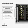 Klarstein Vinamour lodówka na wino 2 strefy - 36 butelek, Podgląd zdjęcia produktu 2