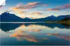 ARTland Poster Morgen am Forggensee Größe: 90x60 cm Produktbild-Vorschau 1