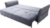 Schlafsofa Sofa 3-Sitzer SADIE Stoff Element Braun Produktbild-Vorschau 3