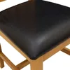 vidaXL Esszimmerstuhl 2 stk. Massivholz Eiche Schwarz 45 x Produktbild-Vorschau 6