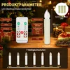 Bougies LED sans fil pour sapin de Noël, avec clips, Voir les images du produit 2