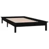 vidaXL Massivholzbett mit LEDs Schwarz 90x190 cm -  Betten Produktbild-Vorschau 7