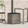 vidaXL Kissenbox mit Speicher Grau 50 x 50 x 50 cm Produktbild-Vorschau 2