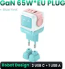 UGREEN Uno RG 65W Caricabatterie rapido a 3 porte GaN rosa Anteprima dell’immagine prodotto 4