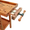 Banco Lavoro Cassetti e Morse 192x62x83cm Legno Massello Anteprima dell’immagine prodotto 6