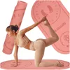 Yoga Springmat Geluidsdempend Antislip 127x63x0,6 Cm Roze Productafbeelding-voorbeeld 1