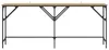 vidaXL Tavolino da salotto Artisan in rovere 180 x 30 x 75 Anteprima dell’immagine prodotto 5