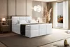 ALTDECOR Boxspringbett mit Fußteil, 2 Matratzen und Topper Produktbild-Vorschau 4