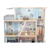 Playtive Holz Puppenhaus 54-teilig ca. B 64 x H 80 x T 31 Produktbild-Vorschau 2