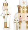 Louskáček - Král s žezlem 30,5cm zlatý, vánoční dekorace Náhled obrázku produktu 1
