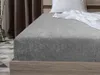 Prześcieradło Frotte EXCLUSIVE jasnoszare 90 x 200 cm Podgląd zdjęcia produktu 1