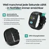 One Button Phone Senioren Smartwatch SOS Notrufuhr GPS Produktbild-Vorschau 3
