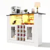 Wijnkast, 120x35x84 cm, met LED-verlichting, glashouders, Productafbeelding-voorbeeld 12