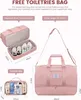 LOVEVOOK Reisetasche Sporttasche Damen Rosa, Weekender mit Produktbild-Vorschau 2