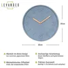 Wanduhr Beton 30cm Grau Kupfer Uhr Betongrau Wanddeko Produktbild-Vorschau 2