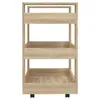vidaXL Wózek kuchenny dąb sonoma 60x45x80 cm materiał Podgląd zdjęcia produktu 6