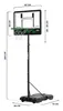 Salta Dribble Basketballständer 83 x 254 x 130 cm Produktbild-Vorschau 3