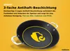 endusor Paella Pfanne Induktion mit Antihaft-Beschichtung, Bratpfanne für Paellas Produktbild-Vorschau