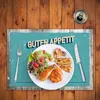 itenga Tischset Unterlage BBQ retro Grillparty DINA3 Produktbild-Vorschau 2
