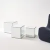 sweeek - Kubischer Tisch mit Spiegelglas, Sofaende, Produktbild-Vorschau 5
