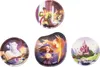 A collage of four fantasy-themed circular images, possibly depicting elements from a children's book or game. Náhled obrázku produktu