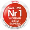 A circular badge with the Tefal logo and text indicating "World's No. 1 in the category of pans and pots". Náhled obrázku produktu