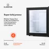 Klarstein Brooklyn, minibar, 30 l, , sklo, černý Náhled obrázku produktu 6
