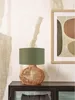 GOOD&MOJO - Tischleuchte Kalahari - Grün/Rattan - Ø32cm Produktbild-Vorschau 2