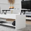 Couchtisch mit hochklappbarer Tischplatte weiß HEDDA Produktbild-Vorschau 6