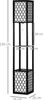 HOMCOM Stehleuchte mit Doppellicht, Regal 40 W Standlampe Produktbild-Vorschau 3