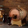 Relaxdays sud na pálenku, 1,25 l, dubové dřevo, dřevěný sud Náhled obrázku produktu 2