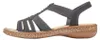 Rieker Morokko Damenschuhe Sandalen Flach Sandale Schwarz Produktbild-Vorschau 36